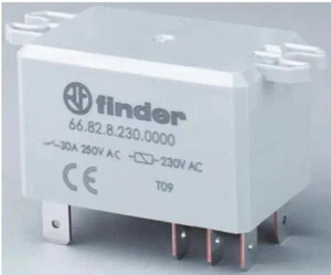 1x 66.82.8.110.0000 Finder Power Relay, 110V AC Coil 30A Switching DPDT, Flange - Picture 1 of 1