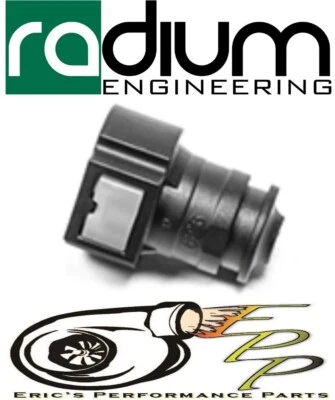 Radium 14-0614 3/8" SAE Femenino de Tapa Ajuste Adaptador Aluminio 1pc - Imagen 1 de 3