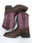 Ariat Tombstone Western Boots Vintage Bomber Girls 11.5 Plum Purple Brown 2020