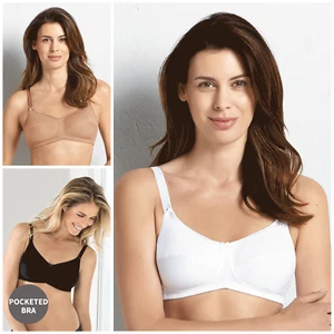 Anita Mastectomy Bra Allie Cotton Pocketed Mastectomy Bra 97% Cotton Bra 5301X - Picture 1 of 10