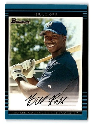 2002 Bowman #123 Bill Hall - Image 1 of 2