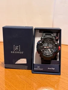 Men’s Black Watch George Ana-digi - Picture 1 of 4