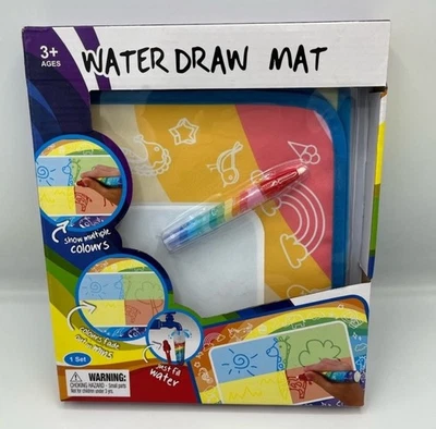 Nuevo tapete de dibujo de agua para niños 3+ sin desorden colorido fácil limpieza plegable Foto 1 de 2