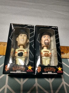 2003 Rueter & Aurilia Carl's Jr. Mini Bobbleheads San Francisco Giants Neu im Karton MLB - Bild 1 von 7