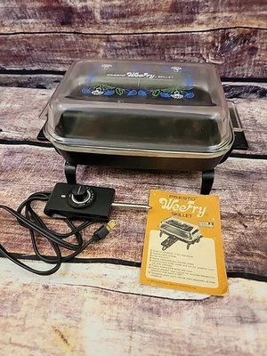 SARTÉN ELÉCTRICA PEQUEÑA ~ PRESTO WEEFRY CON TAPA DE CAZUELA DE VIDRIO  Foto 1 de 4