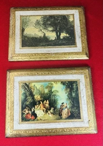 Juego de impresiones en miniatura italianas florentinas doradas de colección 3658 hechas en Italia 6x8 - Imagen 1 de 7