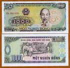 Vietnam, 1000 Dong, 1988 (1989), P-106a, UNC Ho Chi Minh, Working Elephant