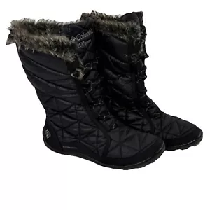 Columbia Women’s Size 5 Mid Boots Waterproof Faux Fur Lined Winter Snow Boot EUC - Picture 1 of 20