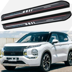 Fits For Mitsubishi Outlander 2022-2024 Running Boards Side Steps Nerf Bar Pedal - Picture 1 of 10