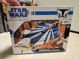 Star Wars Clone Wars Anakin Skywalker's Modified Jedi Starfighter - NIB Sealed - Picture 1 of 6