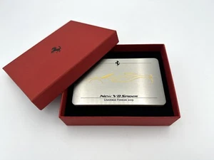 FERRARI F8 SPIDER PREVIEW NEW V8 SERIES 2019 PAPERWEIGHT LIMITED SERIES | PLAQUE - Picture 1 of 8