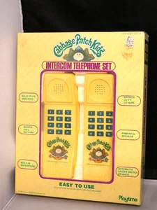 Vintage Collectible Cabbage Patch Kids 1983 Intercom Telephone Set - Picture 1 of 8