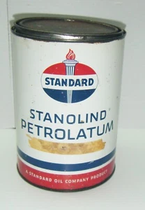 Vintage Standard Oil Stanolind Petrolatum 5 lb. Can - Picture 1 of 14