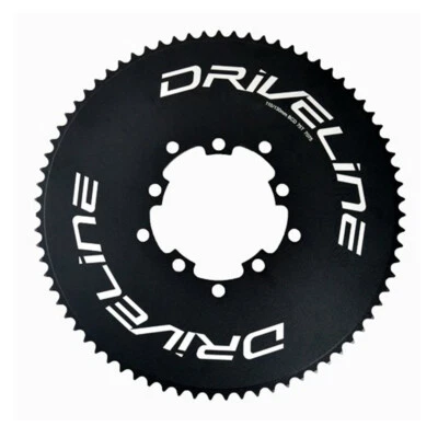 Driveline AL7075 Road Bike Bicycle TT Chainring 75T, BCD 110/130mm, Bk - Image 1 of 3