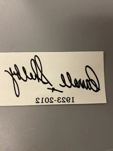 Carroll Shelby Signature Decal 1962-2012 - Picture 1 of 5
