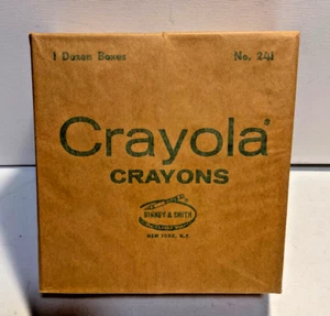 Vintage Case of A Dozen Boxes of Crayola Crayons SEALED - Picture 1 of 3