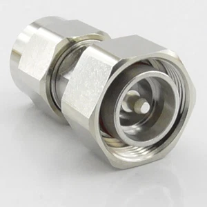 Adaptador de RF 4,3-10 macho a tipo N enchufe macho, DC-6 GHz bajo PIM - Imagen 1 de 6