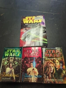 Star Wars Books Lot of 4 Millennium Falcon, Dark nest 1, Dark Nest 2, Survivors - Picture 1 of 6