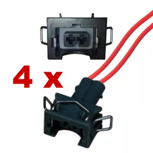 Connecteurs d'injection de carburant - BOSCH EV1 LOW avec câble (4 x fiche d'... - Imagen 1 de 3