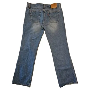 Vintage Levis 518 Bootcut Jeans Womens Junior 13 Super Low USA 2001 Y2K 36x32 - Picture 1 of 10