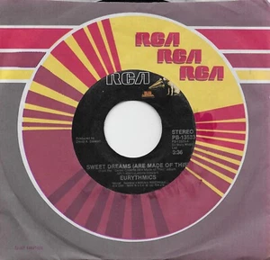 EURYTHMICS  Sweet Dreams (Are Made Of This)  original 45  ANNIE LENNOX - Picture 1 of 1