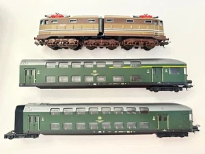 Lima HO Scale Train Set FS Loco & Two DB 2story Cars 149806 G - Picture 1 of 11