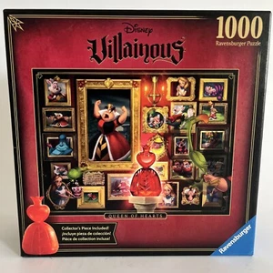 Ravensburger 1000 Piece Puzzle Disney Villainous Queen of Hearts Edition 2019 - Picture 1 of 7