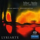 BIBER BERIO - VIOLIN SONATAS EXCERPTS FROM DUETTI PER DUE SANEW CD