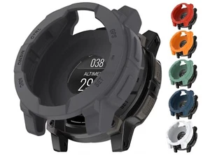 Coque silicone de protection solaire Amoled / Solaire 45/50 mm pour Garmin Instinct 3 - Photo 1 sur 32