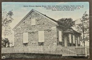 Oley PA Exeter Friends Meeting House Oley, (Now Exeter) SHIPS FREE - Picture 1 of 2