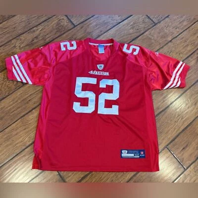 49ers Patrick Willis #52 Camiseta de Fútbol Hombre Talla 52 Rojo NFL Onfield Reebok Foto 1 de 4