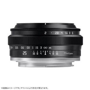TTArtisan 25mm f/2 for Sony E mount camera (Sony α, APS-C) =Black= - Picture 1 of 5