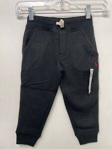 Polo Ralph Lauren Toddler 2/2T Black Jogger Sweatpants Fleece Pants