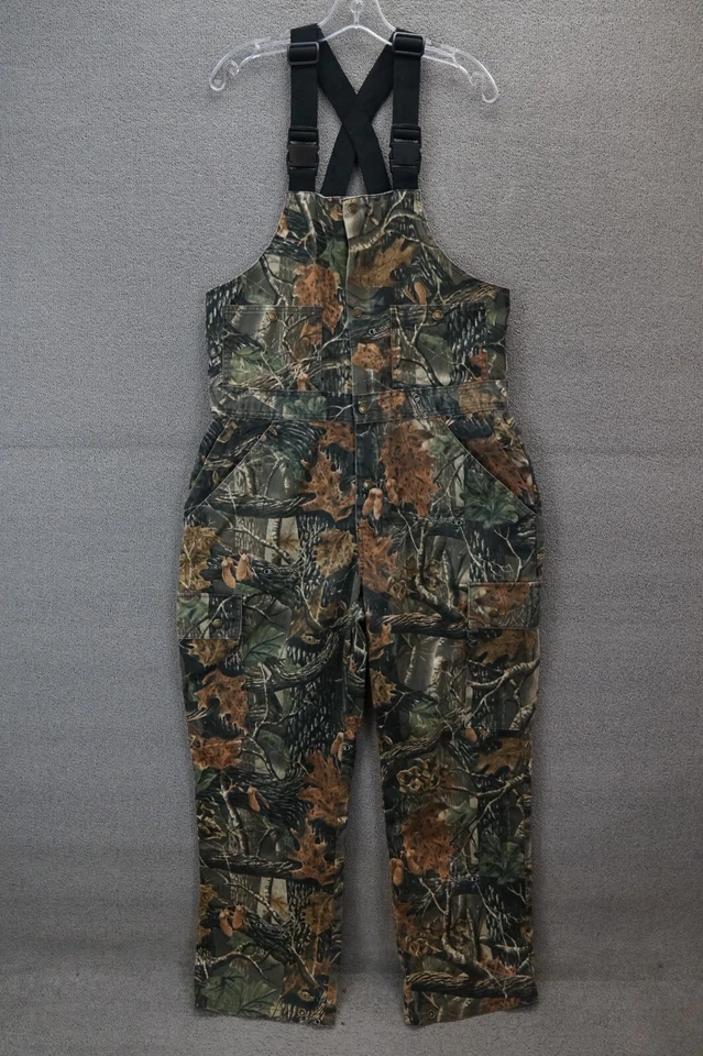 Mono de caza con aislamiento regular para hombre Cabela talla M cierre de babero camuflaje 3D Foto 1 de 4