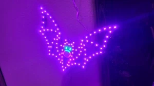 NIB 3-Pack Halloween 12” Twinkling LED Bats - Picture 1 of 9