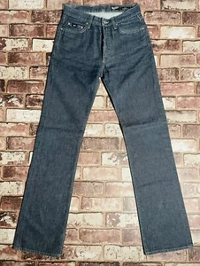 Gas Jeans Blue / Grey Mens 29” W 34” L Classic Blue Memphis Model Premium Denim - Picture 1 of 6