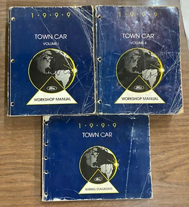1999 FORD Town Car Workshop Service Repair Manual Book Set & Wiring Diagrams OEM - Picture 1 of 1
