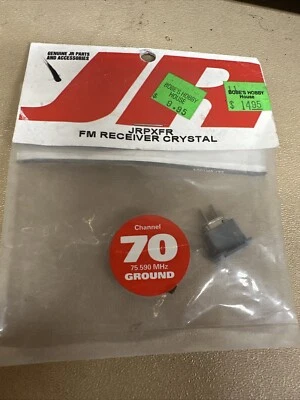 JR Rx Crystal Channel 70 FM 75 MHz 75.590 MHz Rc Ground JRPXFR - Image 1 of 3