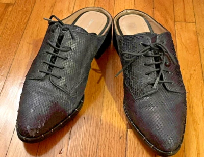 ZAPATOS PLANOS PARA LA VICTOIRE SUELA SUPERIOR CUERO AZUL MARINO OSCURO TALLA 7 Foto 1 de 4