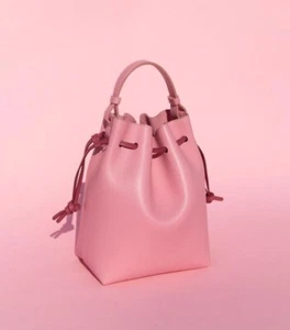Mansur Gavriel Confetti Mini Bucket bag-Flamingo/Dark blush(Origin $695) - Picture 1 of 24