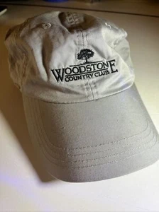 Woodstone Country Club Woman’s Golf Adjustable Cap Hat Lightweight Grey - Picture 1 of 5
