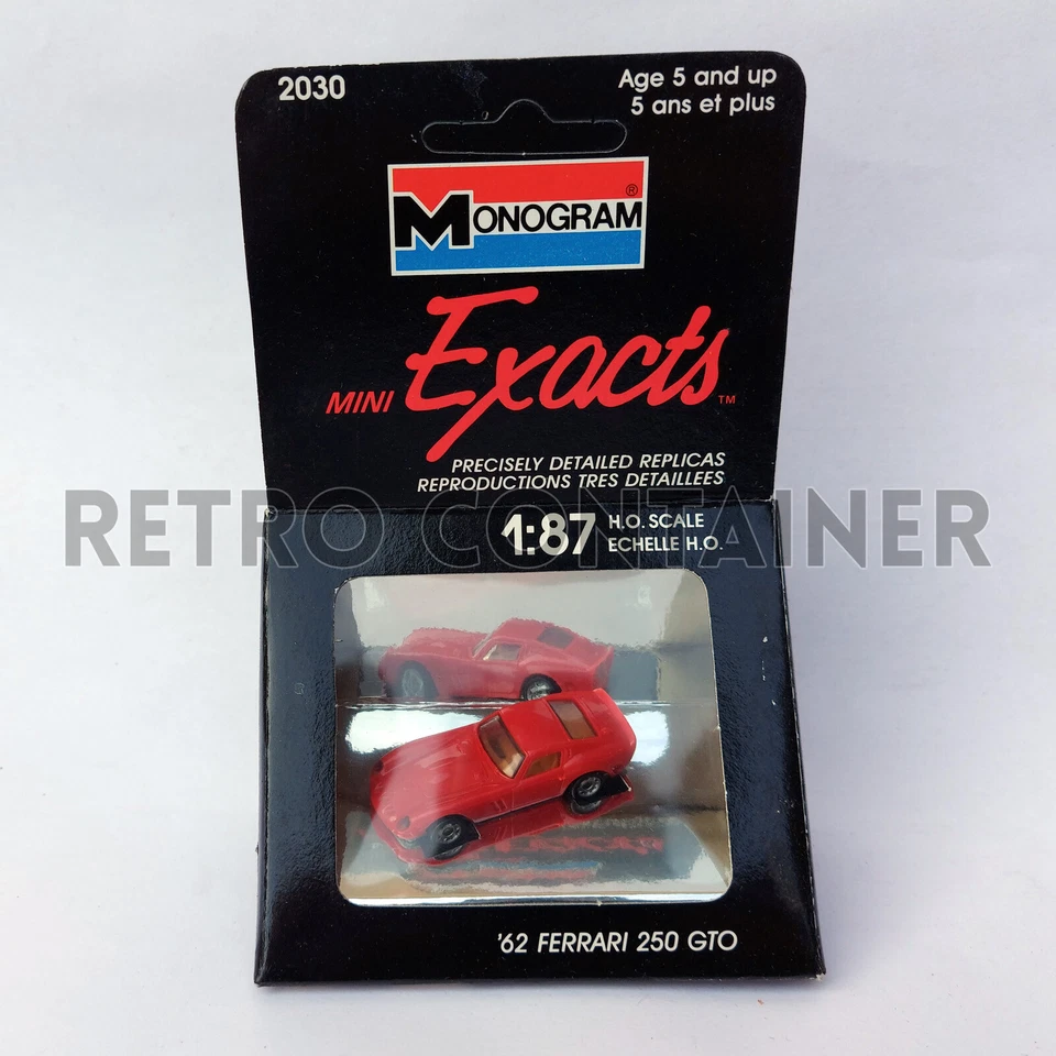 MONOGRAM MINI EXACTS - H0 1:87 Ferrari 250 GTO 1962 New in Sealed Box MISB MOC - Immagine 1 di 1