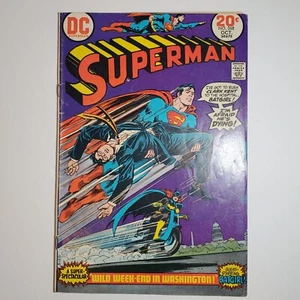 DC Comics Superman #268 VG 1973 Batgirl Wild Weekend in Washington - Picture 1 of 9