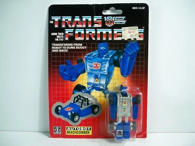 K23i05281 BEACHCOMBER MOC MINT ON SEALED CARD 1985 G1 TRANSFORMERS VINTAGE - Image 1 of 4