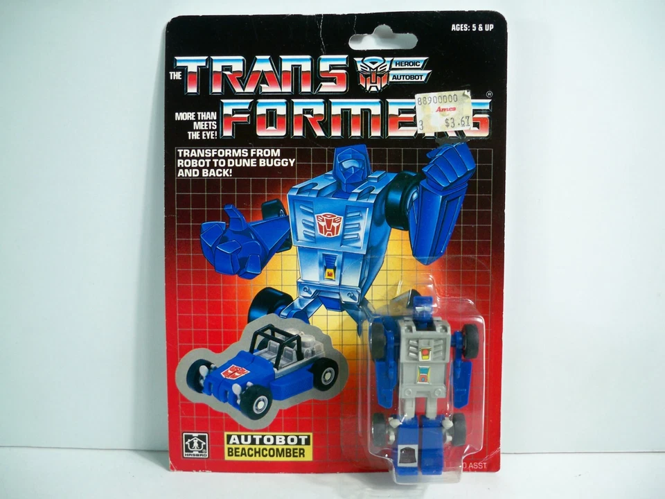 K23i05281 BEACHCOMBER MOC MINT ON SEALED CARD 1985 G1 TRANSFORMERS VINTAGE - Image 1 of 4