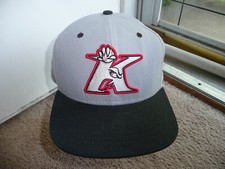 Vintage NEW ERA MiLB KANNAPOLIS Intimidators CANNON BALLERS Snapback HAT Cap USA