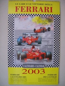CALENDARIO CALENDAR FERRARI 2003 LE GARE E LE VITTORIE  (p13-1) - Imagen 1 de 1