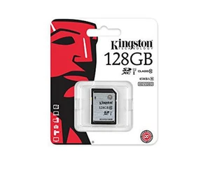 Kingston Ultimate SDHC/SDXC 128GB UHS-I Elite Media Card (Class 10) SDX10V/128GB - Picture 1 of 2