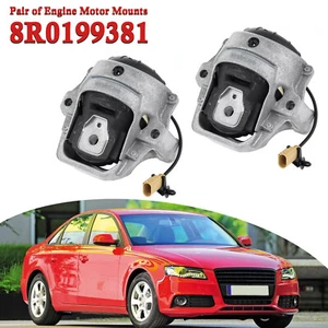 Pair Engine Motor Mount Support Bracket 8R0199381 For Audi A4 2009-2016 E2 - Picture 1 of 9