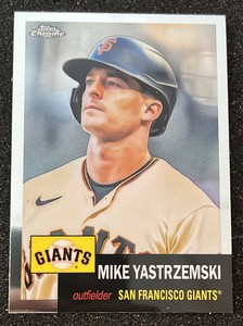 2022 Topps Chrome Platinum Anniversary 7 Mike Yastrzemski  San Francisco Giants
